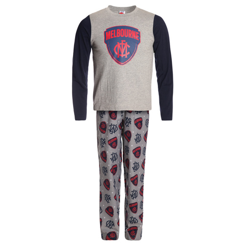 Melbourne Demons Youths Long Sleeve Pyjama Set