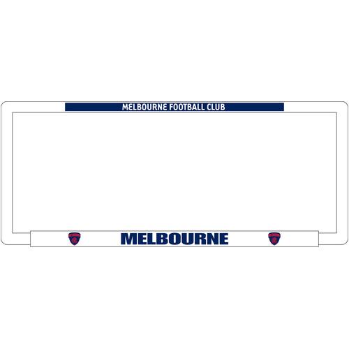 Melbourne Demons Car Number Plate Surrounds Set of 2