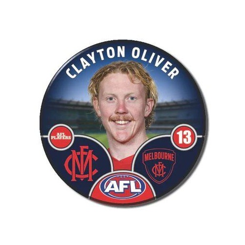 Melbourne Demons 2025 Player Pin Badge - OLIVER