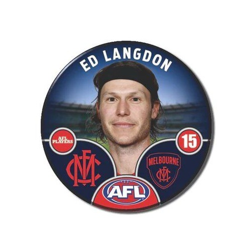 Melbourne Demons 2025 Player Pin Badge - LANGDON
