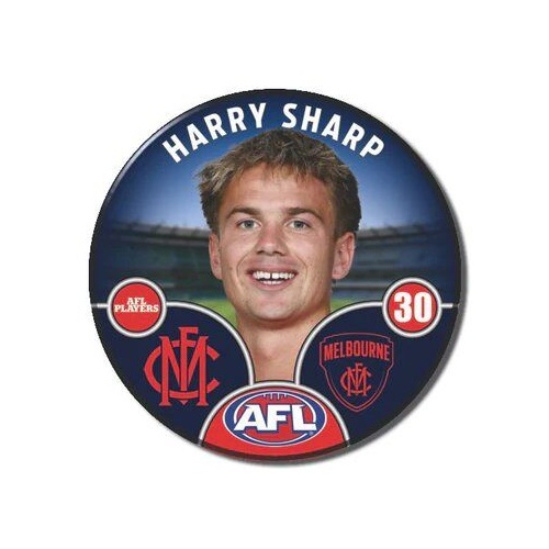 Melbourne Demons 2025 Player Pin Badge - SHARP