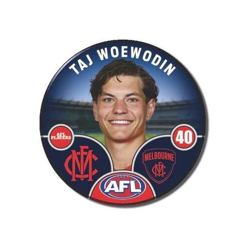 Melbourne Demons 2025 Player Pin Badge - WOEWODIN