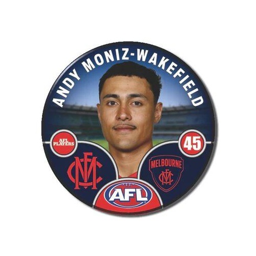 Melbourne Demons 2025 Player Pin Badge - MONIZ-WAKEFIELD
