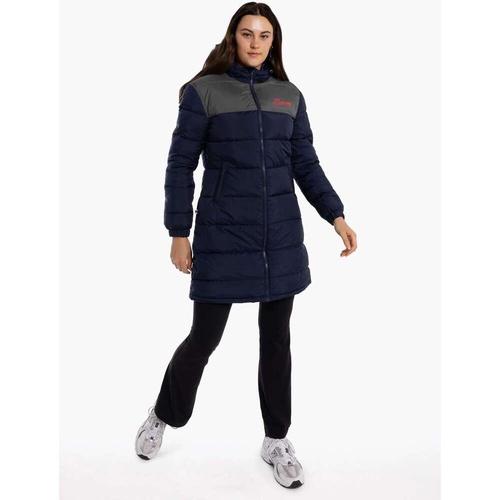 Melbourne Demons Womens Longline Puffer Jacket
