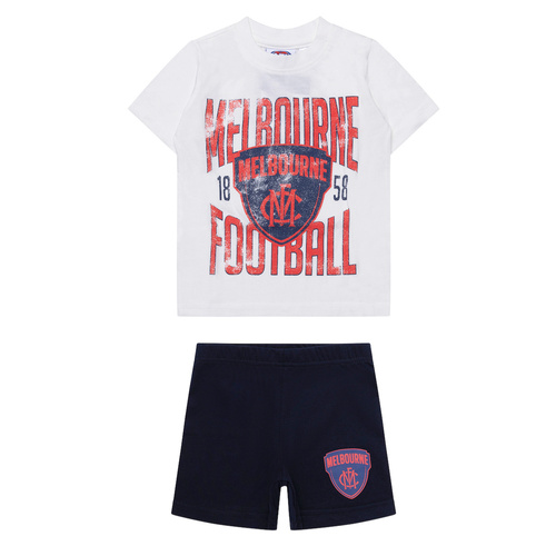 Melbourne Demons Kids Summer Pyjamas