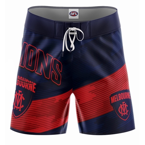 Melbourne Demons Youths Barrel Board Shorts