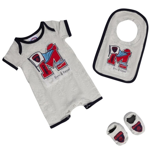 Melbourne Demons Baby Footy Fan Gift Set