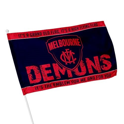 Melbourne Demons Kids Supporter Flag