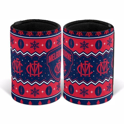 Melbourne Demons Christmas Stubby Holder