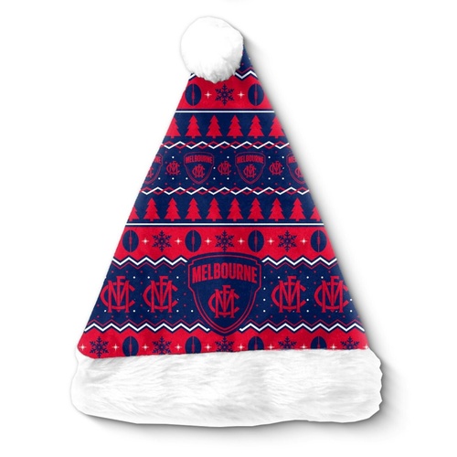 Melbourne Demons Christmas Santa Hat