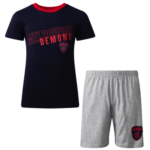 Melbourne Demons Kids Summer PJ Set