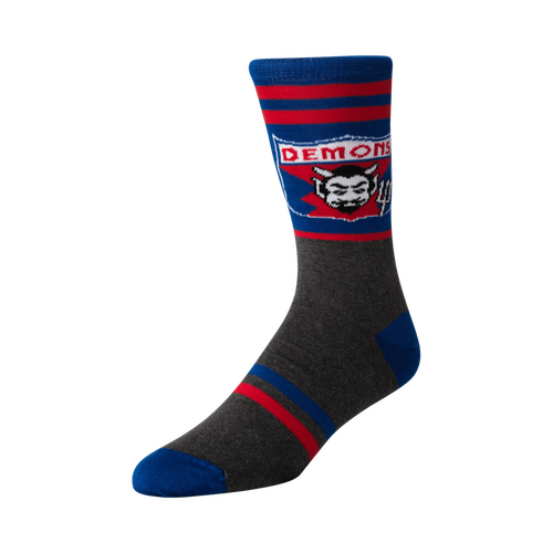 Melbourne Demons Retro Shield Mens Socks