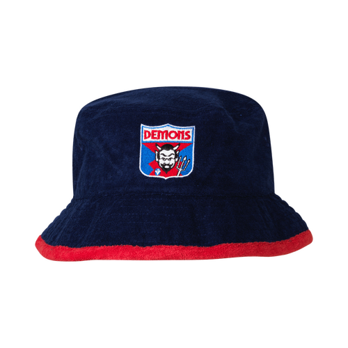 Melbourne Demons Adults Terry Bucket Hat