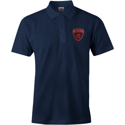 Melbourne Demons Mens Logo Polo
