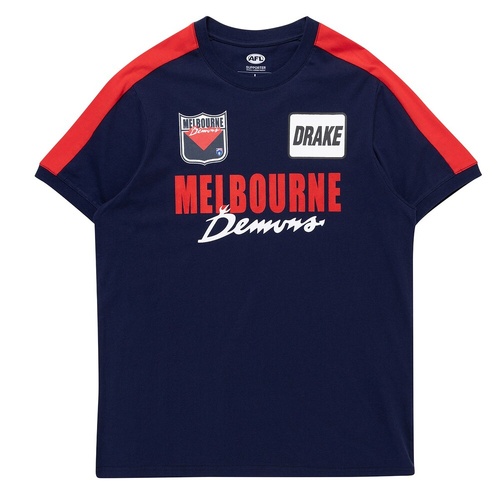 Melbourne Demons Mens Throwback Logo T-Shirt