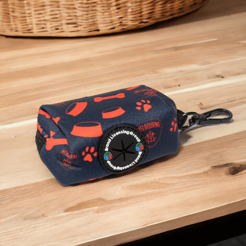 Melbourne Demons Dog Poop Bag Holder