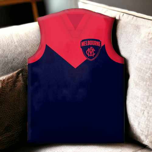 Melbourne Demons Guernsey Shaped Cushion