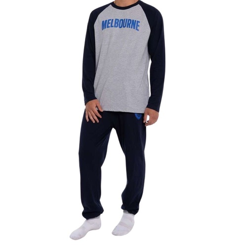 Melbourne Demons Youths Raglan Cuffed PJ Set