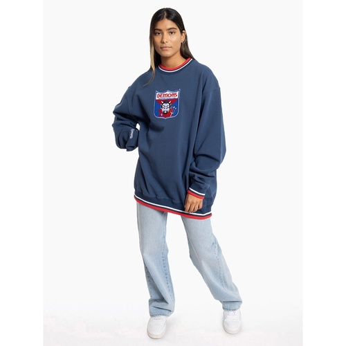 Melbourne Demons Logo Team Applique Crew