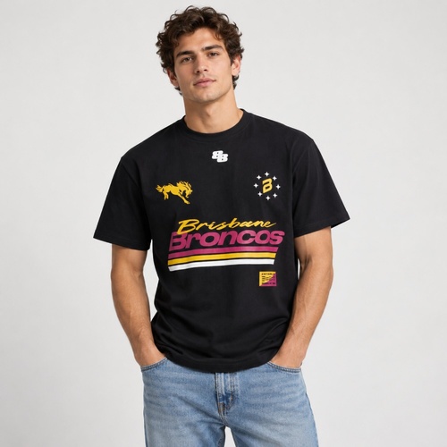 Brisbane Broncos Adults Triple Hit T-Shirt