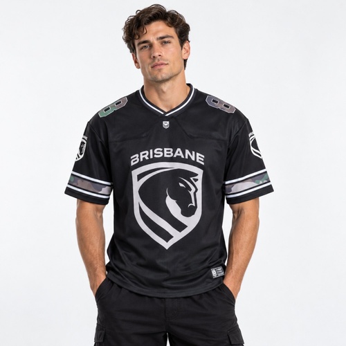 Brisbane Broncos Adults Camo Gridiron Jersey