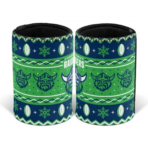 Canberra Raiders Christmas Stubby Holder