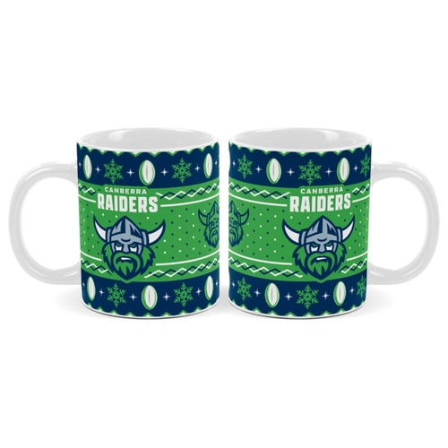Canberra Raiders Christmas Coffee Mug