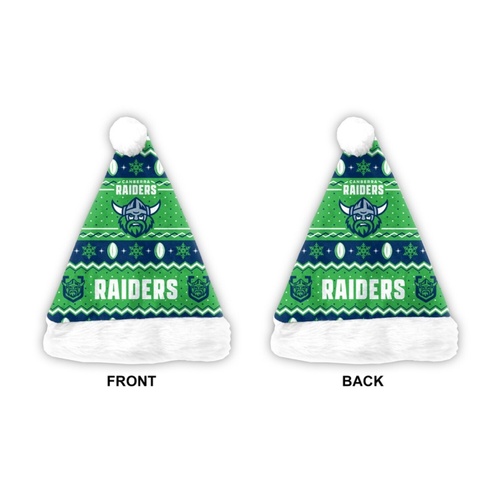 Canberra Raiders 2026 Christmas Santa Hat