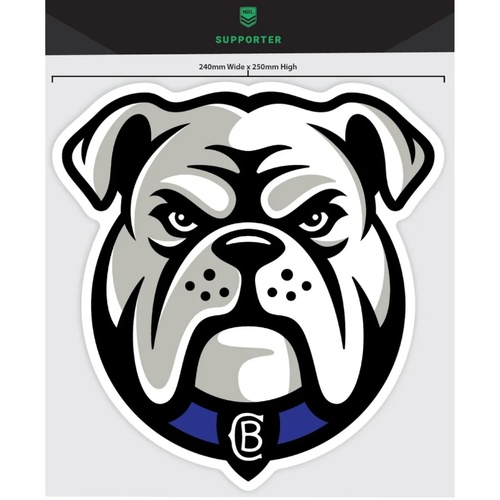Canterbury Bulldogs Mega Logo Decal
