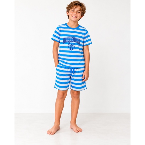 Canterbury Bulldogs Youths Stripe PJ Set