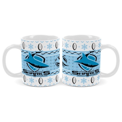 Cronulla Sharks Christmas Coffee Mug