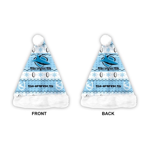 Cronulla Sharks 2026 Christmas Santa Hat