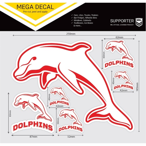 Dolphins Mega Logo Decal