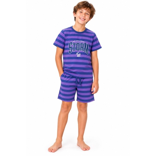 Melbourne Storm Youths Stripe PJ Set