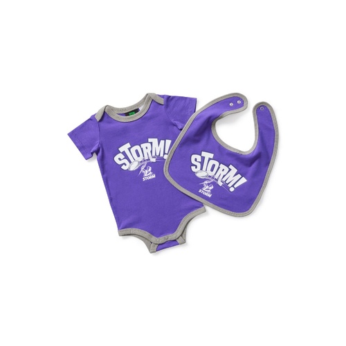 Melbourne Storm Short Sleeve Bubbasuit & Bib Pack