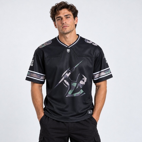 Melbourne Storm Adults Camo Gridiron Jersey