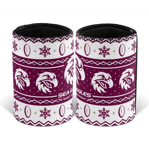 Manly Sea Eagles Christmas Stubby Holder