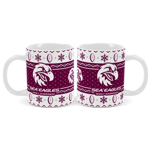 Manly Sea Eagles Christmas Coffee Mug