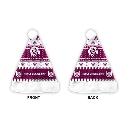 Manly Sea Eagles 2026 Christmas Santa Hat