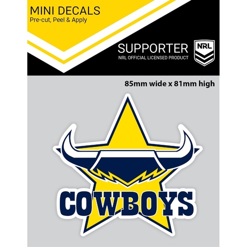 North Queensland Cowboys Mini Decal