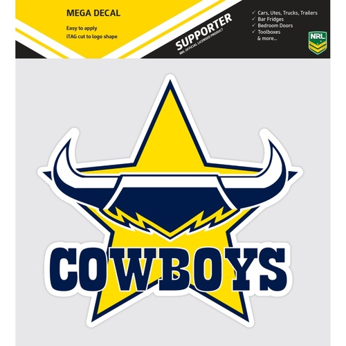 North Queensland Cowboys Mega Logo Decal
