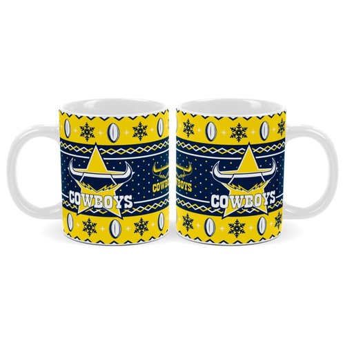 North Queensland Cowboys Christmas Coffee Mug