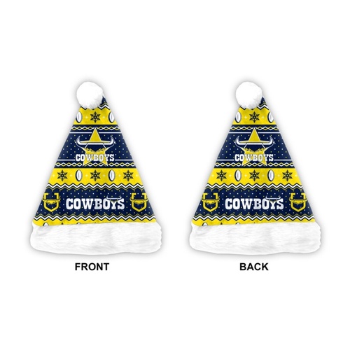 North Queensland Cowboys 2026 Christmas Santa Hat