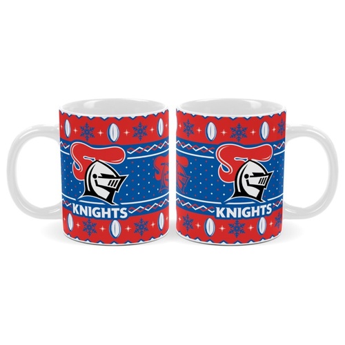 Newcastle Knights Christmas Coffee Mug