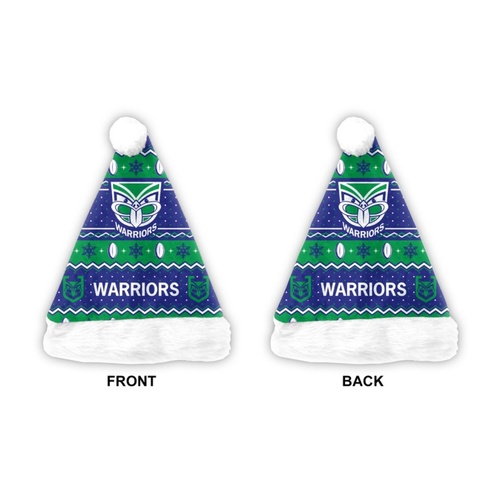 New Zealand Warriors 2026 Christmas Santa Hat
