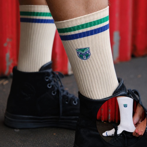 New Zealand Warriors Sneaker Socks 2 Pack Gift Box