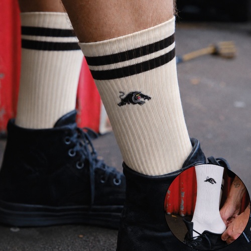 Penrith Panthers Sneaker Socks 2 Pack Gift Box