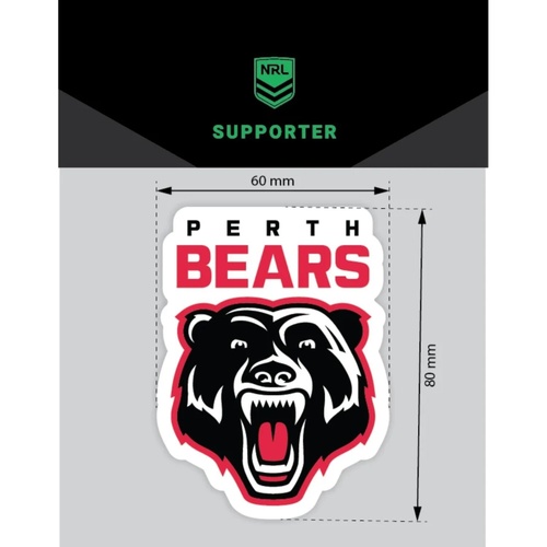 Perth Bears Mini Decal