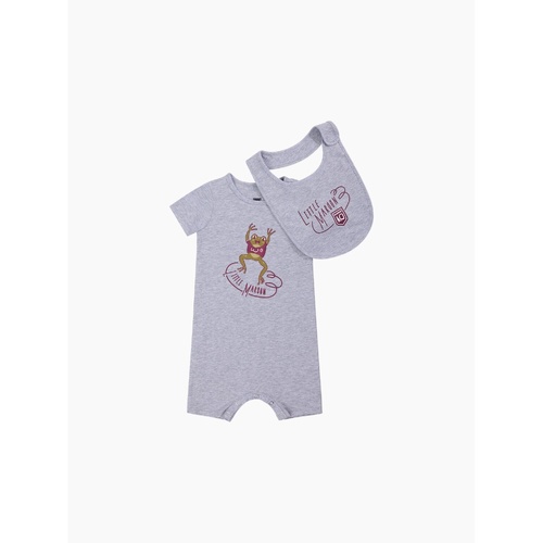 Queensland Maroons Baby Jumpsuit and Bib Pack
