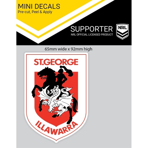 St George Illawarra Dragons Mini Decal